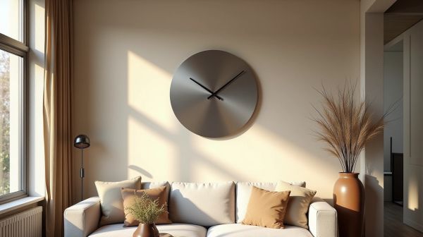 Pourquoi l'horloge murale en métal est le nouvel élément tendance de votre déco