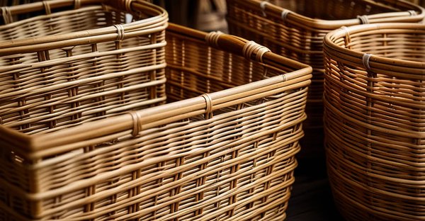 Paniers en osier : allier charme artisanal et praticité